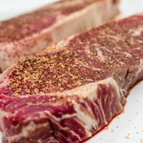 New York Strip Steaks