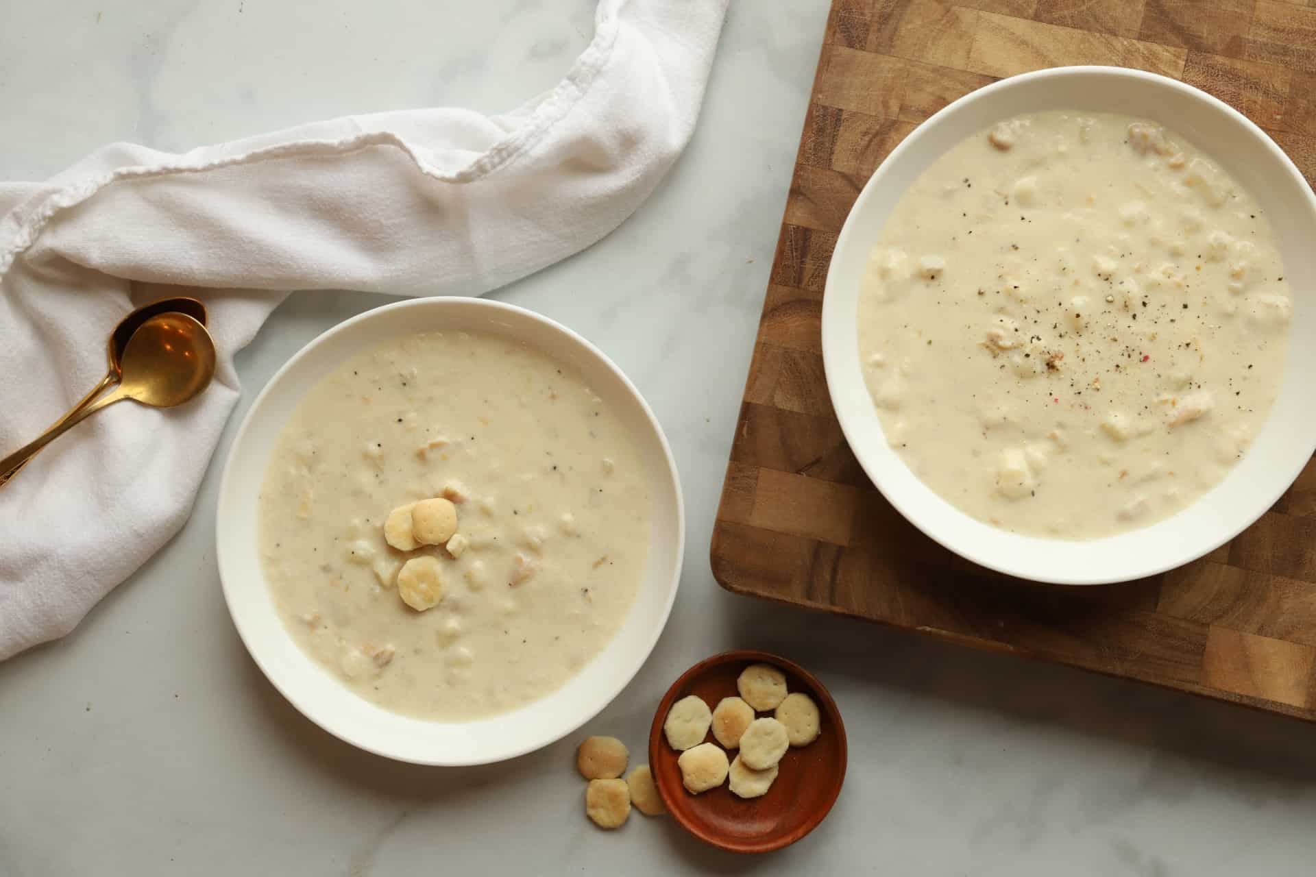 Clam Chowder with Red Bliss Potatoes