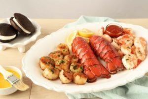 Maine fresh Seafood Dinner