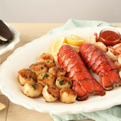 Maine fresh Seafood Dinner