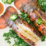 Broiled Lobster Tails with Jalapeno Butter