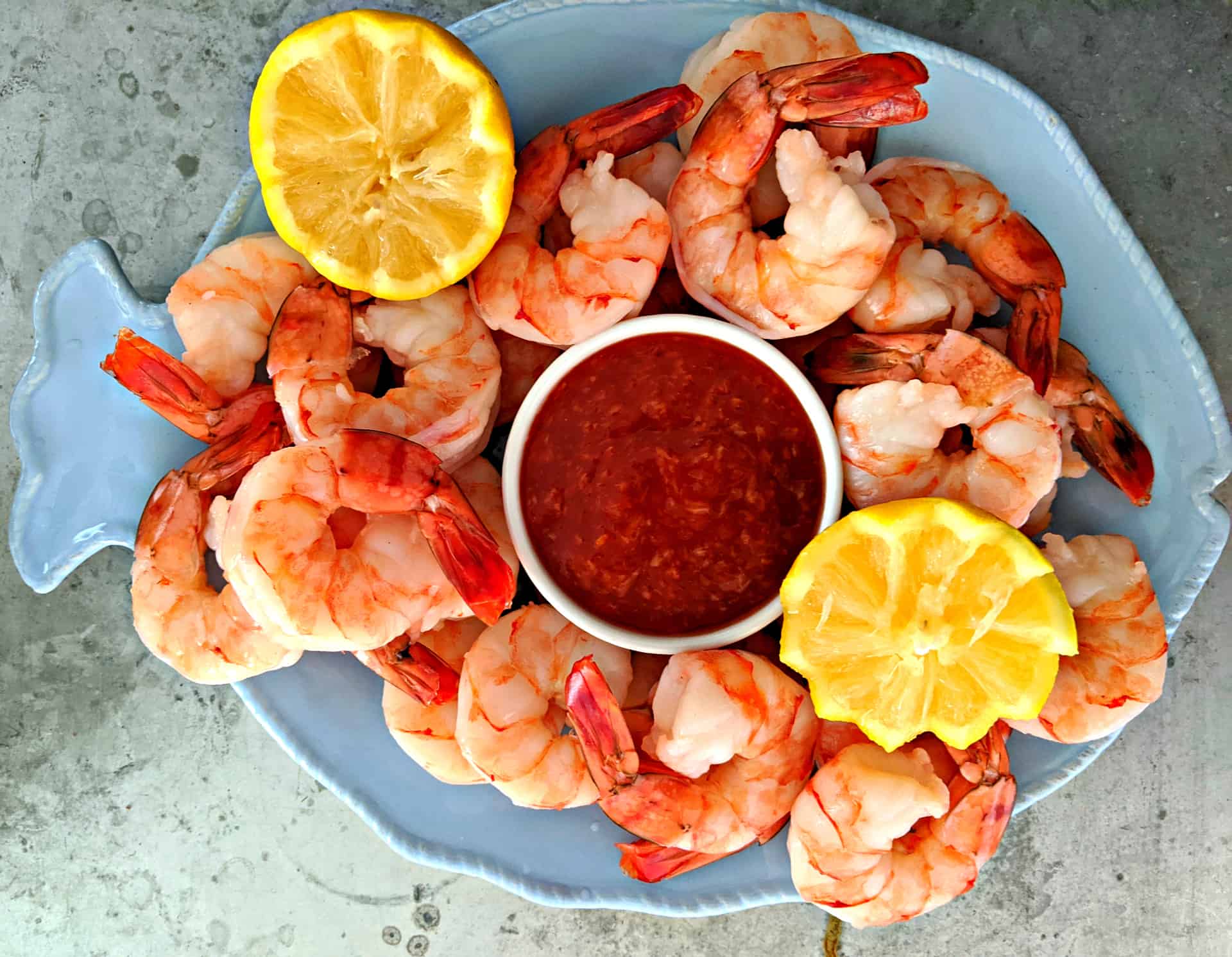 Classic Shrimp Cocktail With Homemade Seafood Sauce