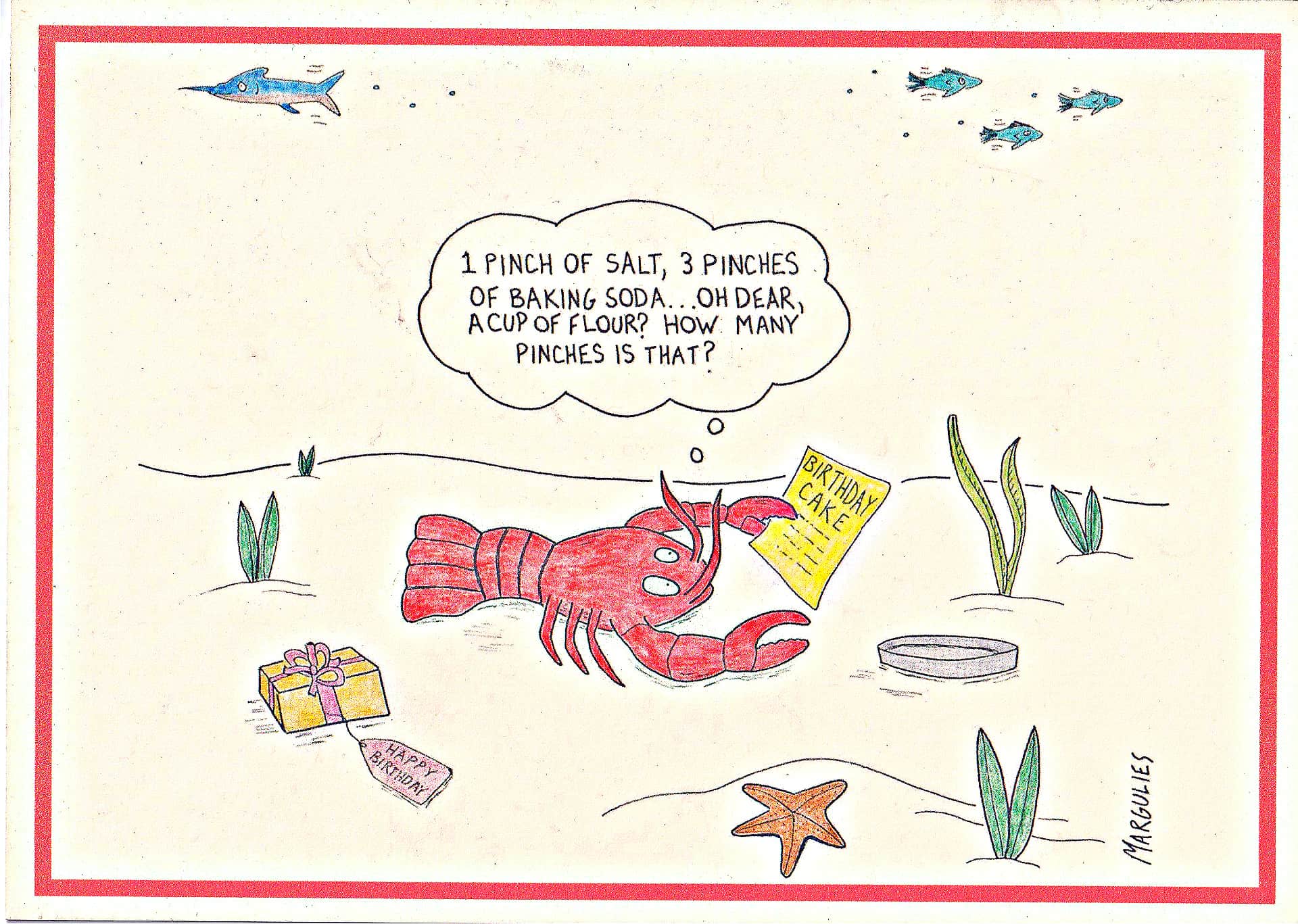 Lobster Birthday Card