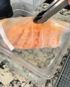 Remove Sous Vide Lobster