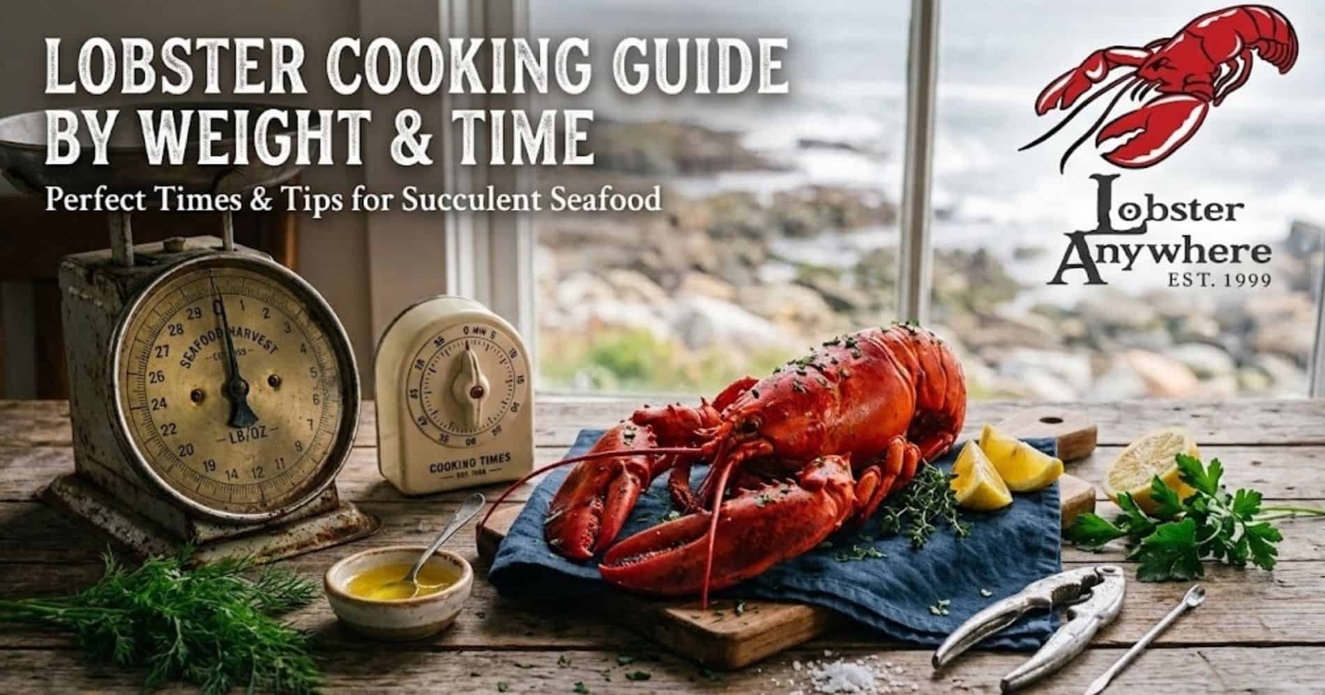 lobster cooking times by weight and size