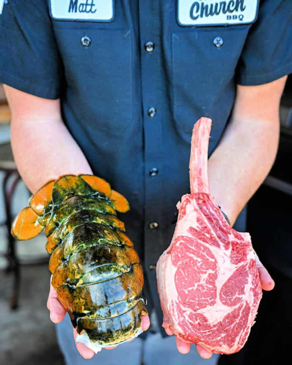 King Size Lobster and Steak dinner