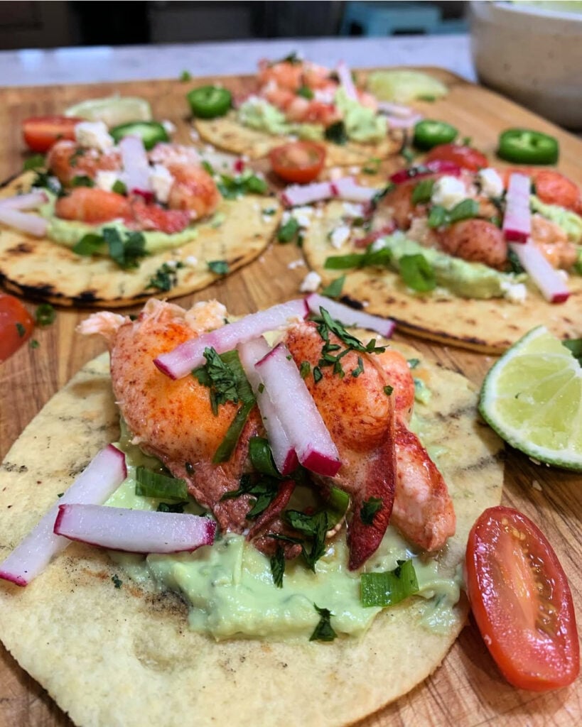 Leftover Lobster for Lobster Tacos 