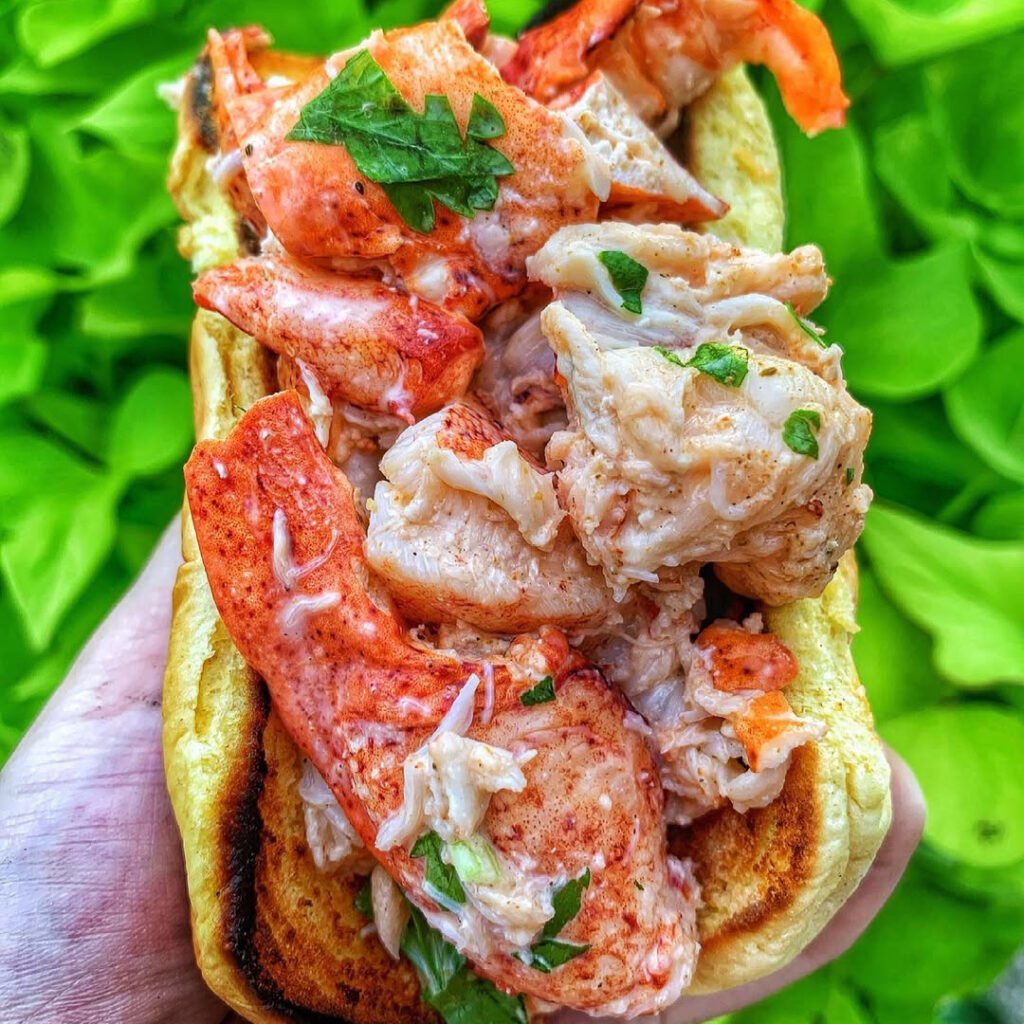 Huge Lobster roll from Ryan Conrad, Norwood, New Jersey. 