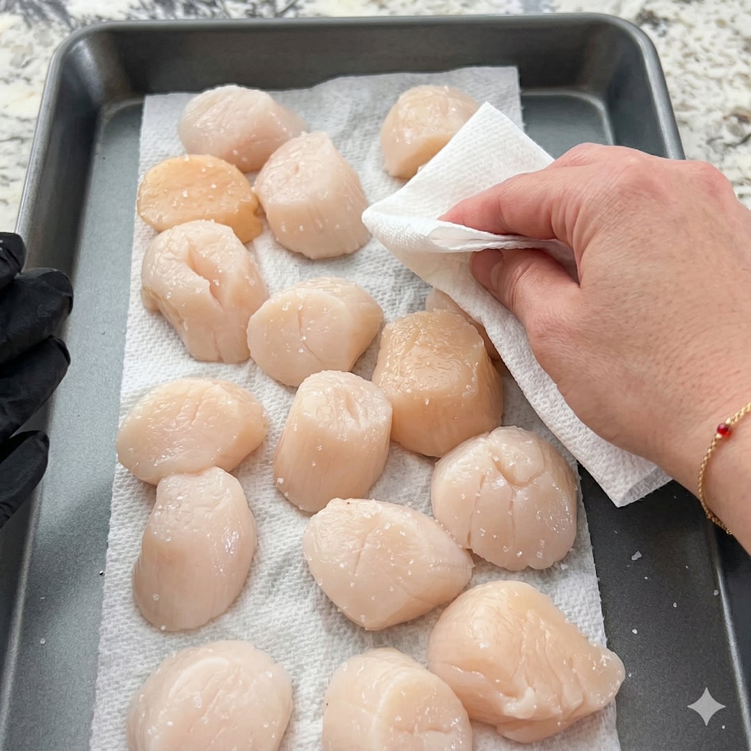 Pat Dry Fresh Sea Scallops