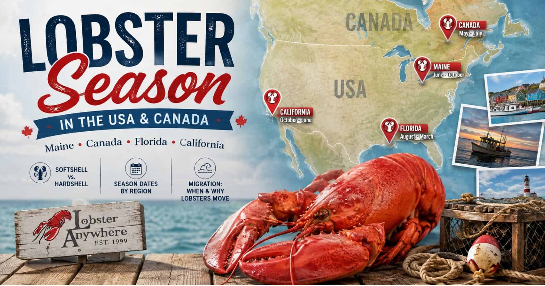 lobster season in the USA and Canada