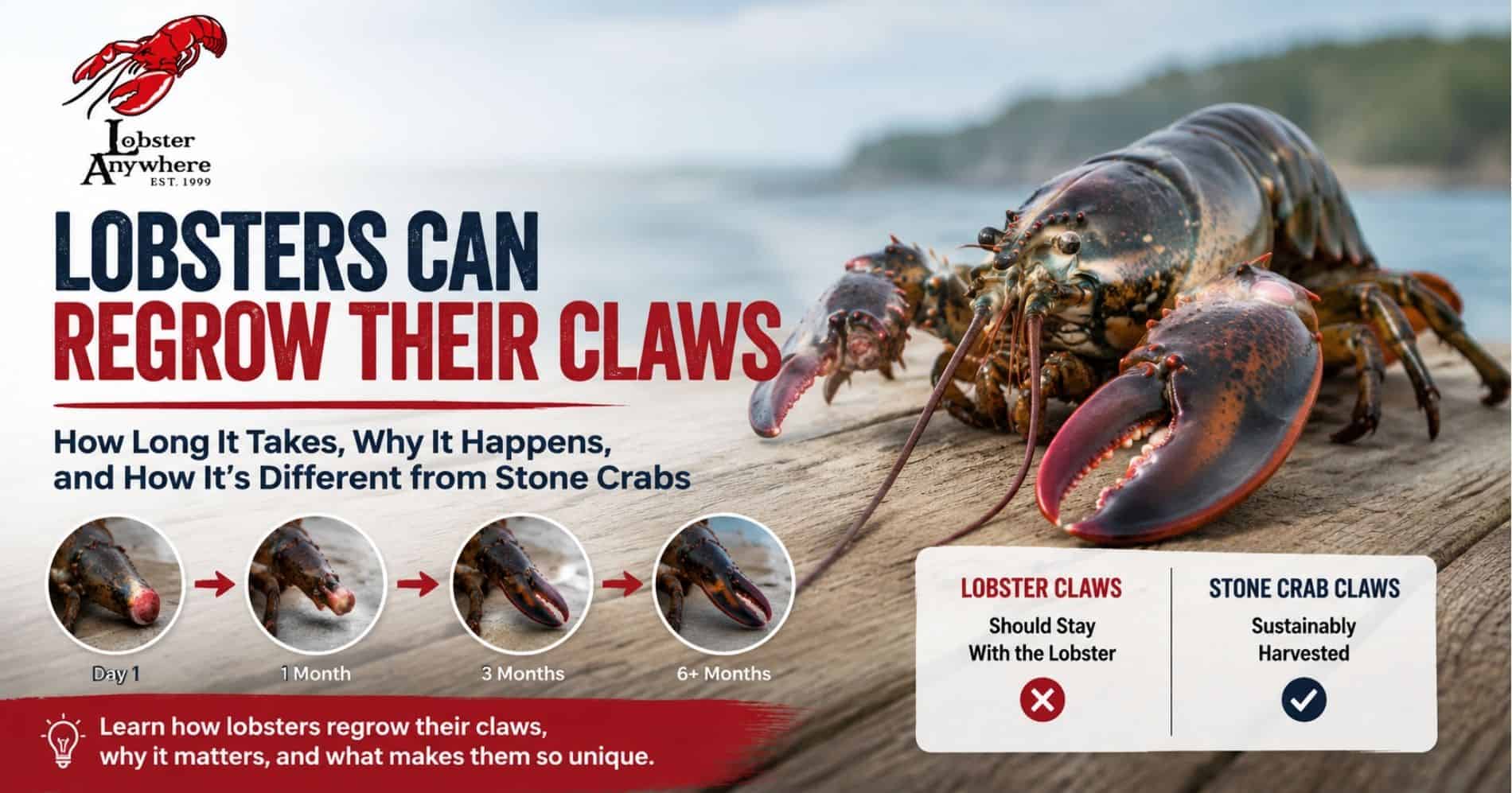 yes lobsters can regrow their claws