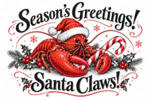 Christmas Lobster E-Card