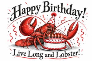 Birthday Lobster e-Card