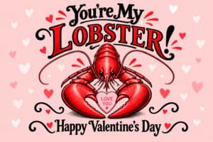 Valentine Day Lobster